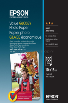 Epson C13S400039 Fotopapier Glans | 10x15 | 183 gr/m&sup2; 100 vellen