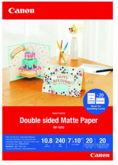Canon MP-101D fotopapier 18x25 Mat |  | 240 gr/m&sup2; 20 stuks