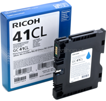 Ricoh GC-41 cyaan