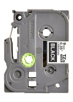 Brother TZE-325 wit op zwart breedte 9 mm