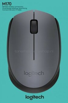 Logitech Muis M170 Wireless grijs