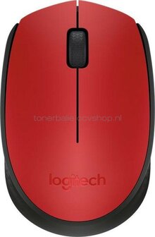 Logitech Muis M171 Wireless rood