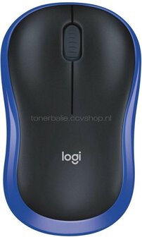 Logitech Muis M185 Wireless blauw