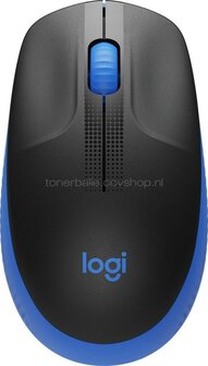 Logitech Muis M190 Wireless blauw