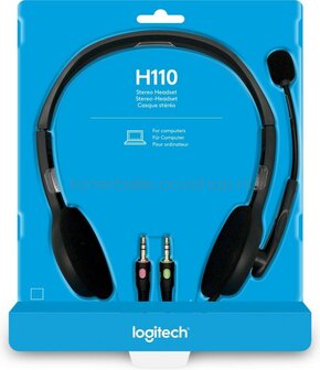 Logitech Headset H110 Audio Stereo