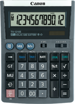 Canon TX-1210E 12-cijferig display Lila