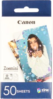 Canon Zoemini Zink fotopapier 2x3 inch Glans |  |  50 vellen