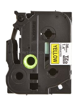 Brother TZE-661 zwart op geel breedte 36 mm