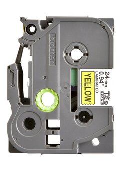 Brother TZE-651 zwart op geel breedte 24 mm