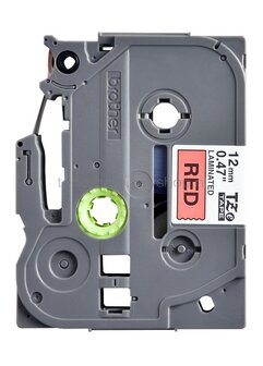 Brother TZE-431 zwart op rood breedte 12 mm