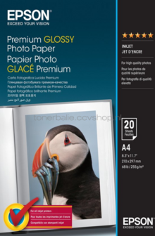 Epson Glace Premium Fotopapier Glans | A4 | 255 gr/m&sup2; 20 stuks