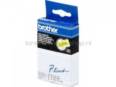 Brother TC-C01 zwart op geel breedte 12 mm