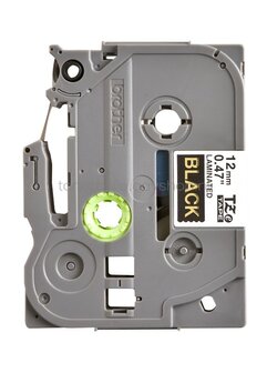 Brother TZE-334  op zwart breedte 12 mm
