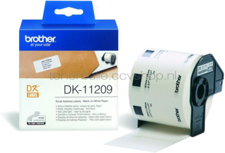 Brother DK-11209 29 mm x 62 mm 119 M wit