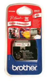 Brother TMK232BZ wit op rood breedte 9 mm