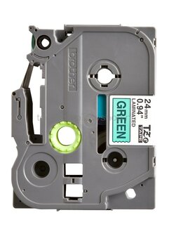 Brother TZE-751 zwart op groen breedte 24 mm
