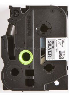 Brother TZE-M961 zwart op mat zilver breedte 36 mm