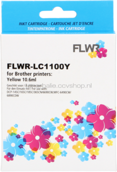 FLWR Brother LC-1100Y geel