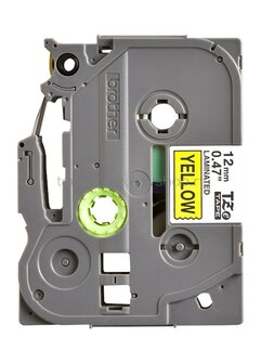 Brother TZE-631 zwart op geel breedte 12 mm