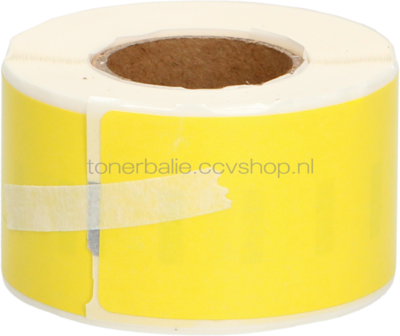 FLWR Dymo 99010 89 mm x 28 mm  geel