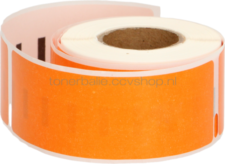 FLWR Dymo 99010 89 mm x 28 mm  oranje