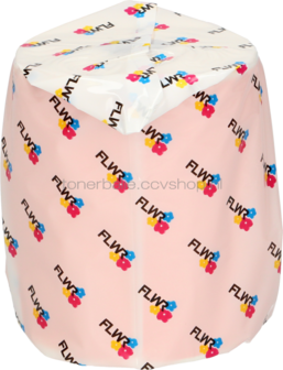 FLWR Zebra verzendetiketten 102 mm x 150 mm  oranje