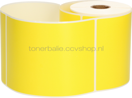 FLWR Zebra verzendetiketten 102 mm x 150 mm  geel