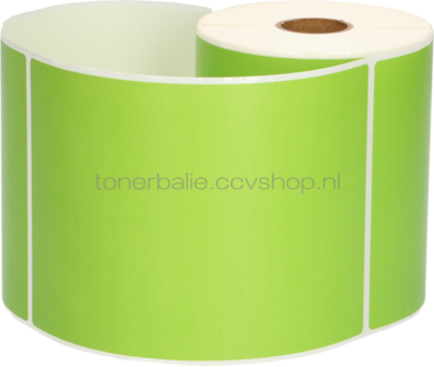 FLWR Zebra verzendetiketten 102 mm x 150 mm  groen