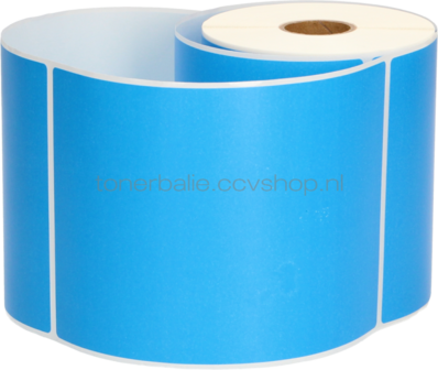 FLWR Zebra verzendetiketten 102 mm x 150 mm  blauw