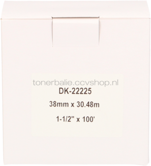 FLWR Brother DK-22225  x 38 mm 30.48 M wit