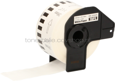 FLWR Brother DK-22225  x 38 mm 30.48 M wit