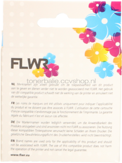 FLWR Dymo 11353 13 mm x 25 mm  wit