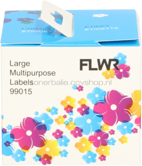 FLWR Dymo 99015 Adreslabel 54 mm x 70 mm  wit