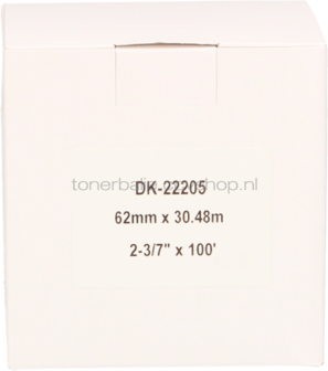 FLWR Brother DK-22205  x 62 mm 30.48 M wit