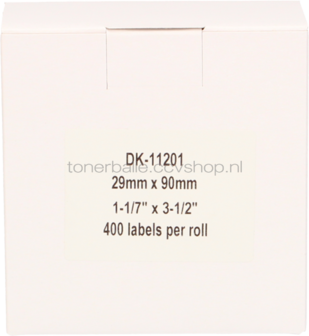 FLWR Brother DK-11201 29 mm x 90 mm  wit