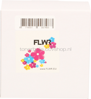 FLWR Brother DK-11201 29 mm x 90 mm  wit