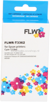 FLWR Epson 33XL (T3362) cyaan