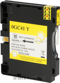 Huismerk Ricoh GC-41Y geel