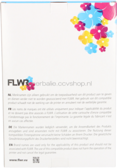 FLWR Brother LC-225 LC-227 Multipack zwart en kleur