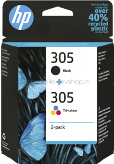 HP 305 Multipack zwart en kleur