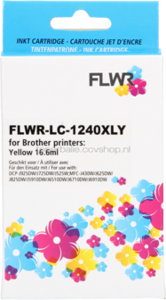 FLWR Brother LC-1240XL geel