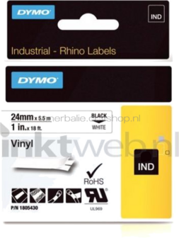 Dymo 1805430 zwart op wit breedte 24 mm