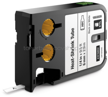 Dymo 1868809 zwart op wit breedte 6 mm