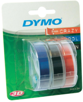 Dymo S0847750 multipack 3 kleuren  op  breedte 9 mm