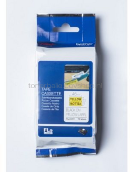 Brother FLE-6511 zwart op geel breedte