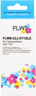 FLWR Canon CLI-571XL cyaan