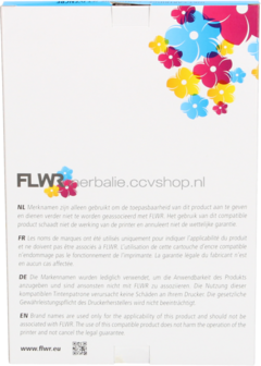 FLWR Brother LC-223 Multipack zwart en kleur