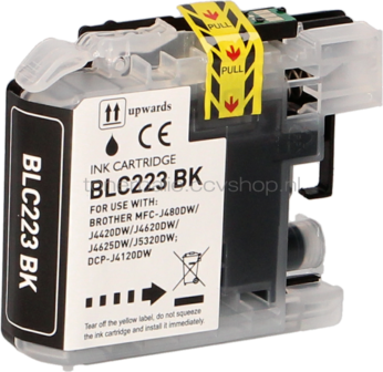 FLWR Brother LC-223 Multipack zwart en kleur