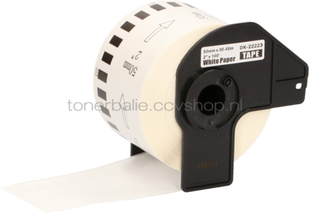 FLWR Brother DK-22223  x 50 mm 30.48 M wit