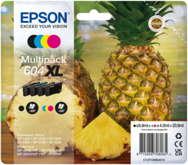 Epson 604XL Multipack zwart en kleur